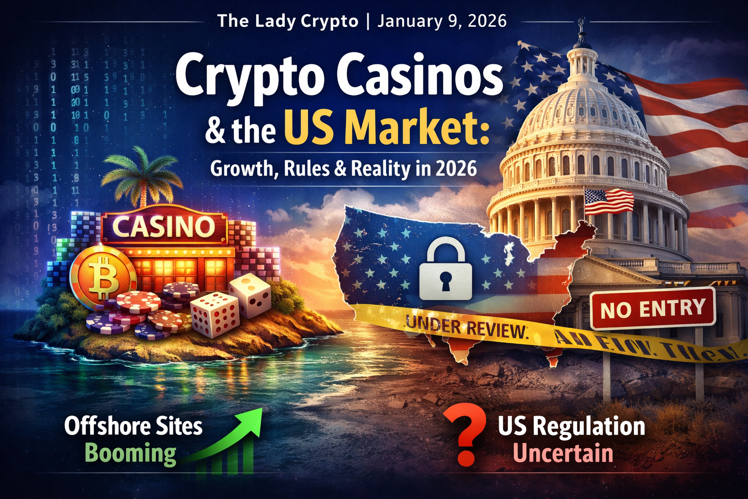 Crypto Casinos and the US Market: Growth, Rules and Reality in 2026